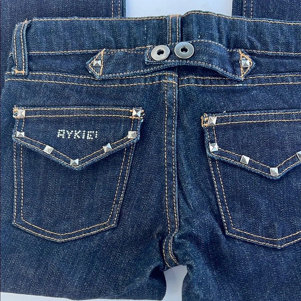 Sonia Rykiel Paris girls SZ 5 denim Studded Jeans